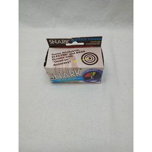 Snark SN-1X Blue Clip-on Chromatic Tuner for Guitar, Bass, Banjo, Mandolin, SN1X